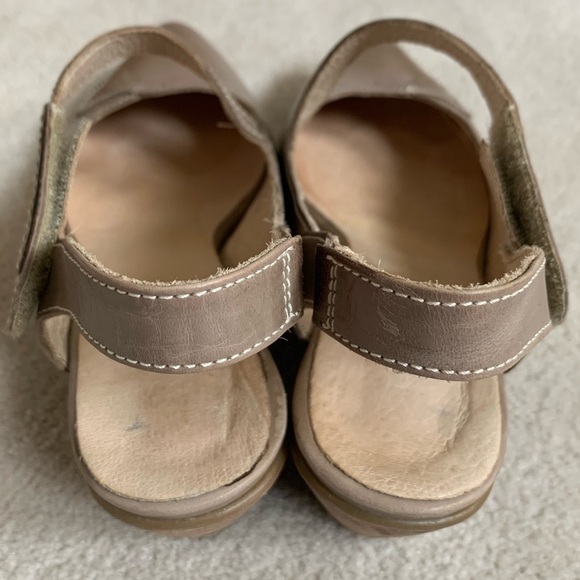 Fidji leather, made in Portugal, Sling back heels, 38/7.5 - Picture 6 of 16